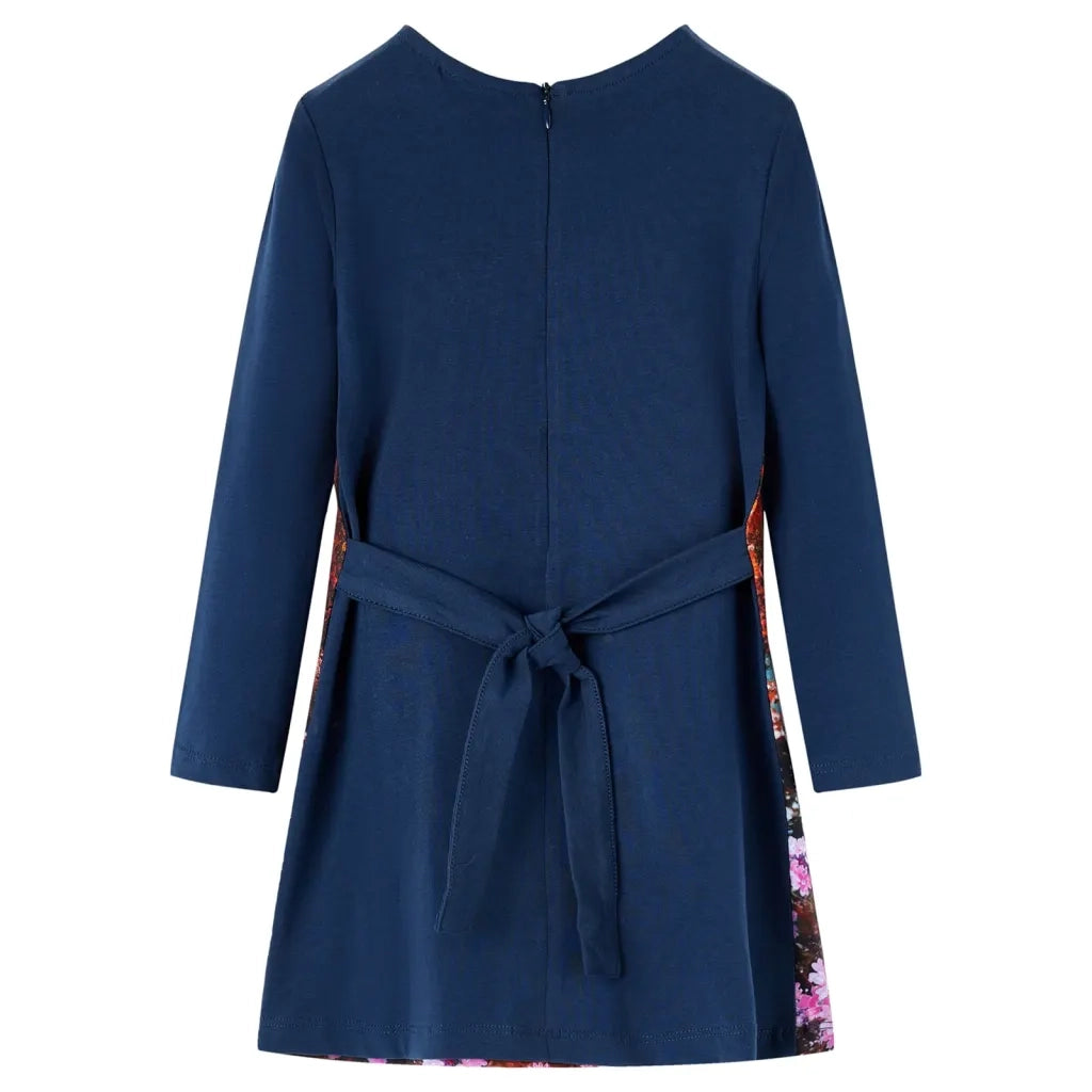 Abito da Bambina a Maniche Lunghe Blu Marino 116 CFW4076551