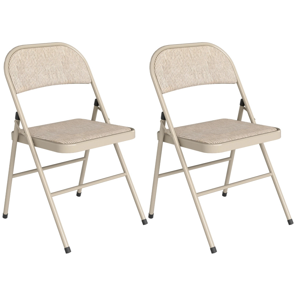 Sedia pieghevole da pranzo ¨C zephmum ¨C beige 45x46x78 cm