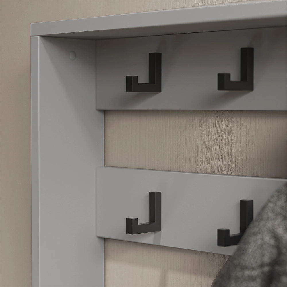 Vicco Appendiabiti da parete Grigio 60 x 85 cm