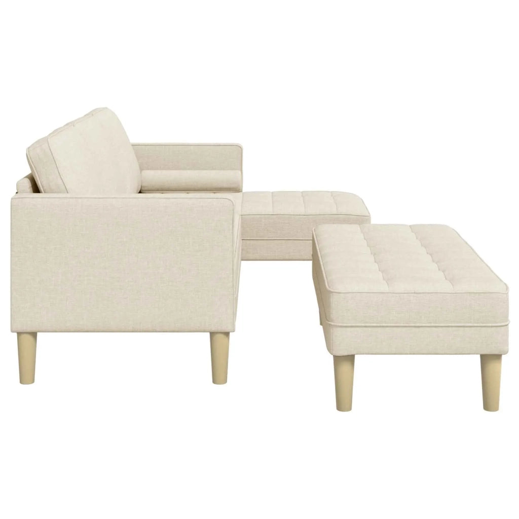 Set di divani con cuscino 2 pcs Tela Poliestere 3329263