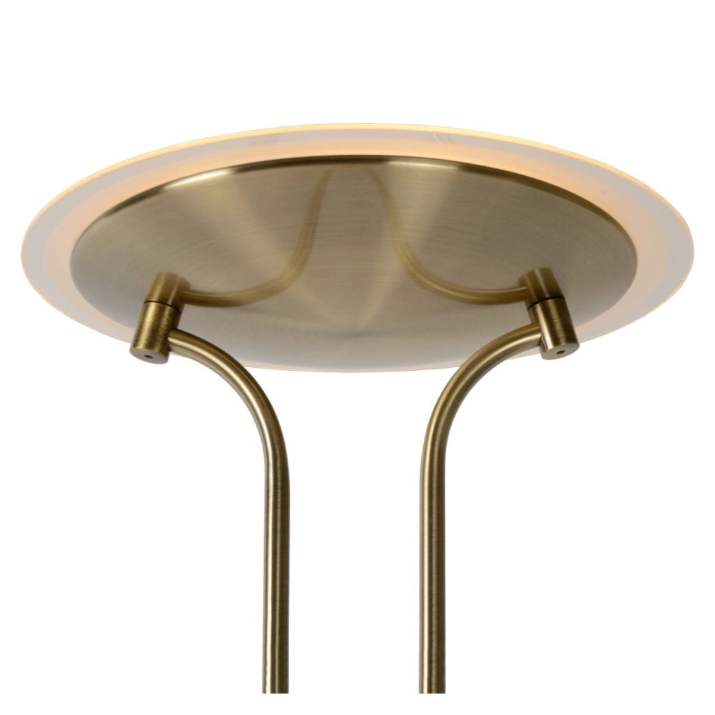 Lampada da terra Lucide Champion LED 20W 3000K ottone