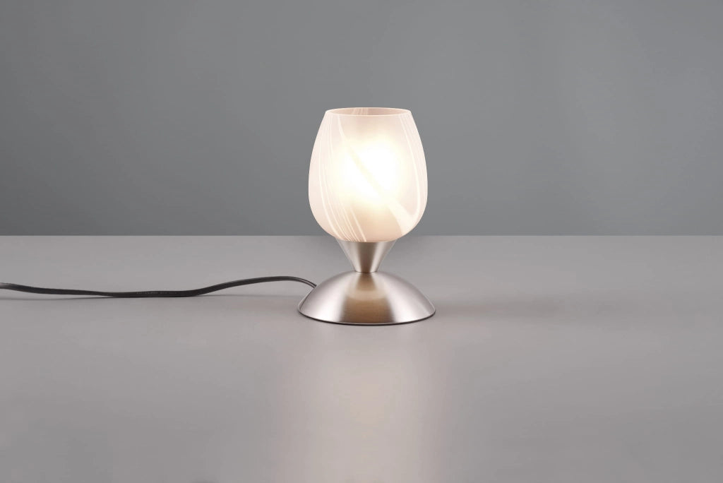 Lampada da tavolo CUP II argento E14 RL R59441001