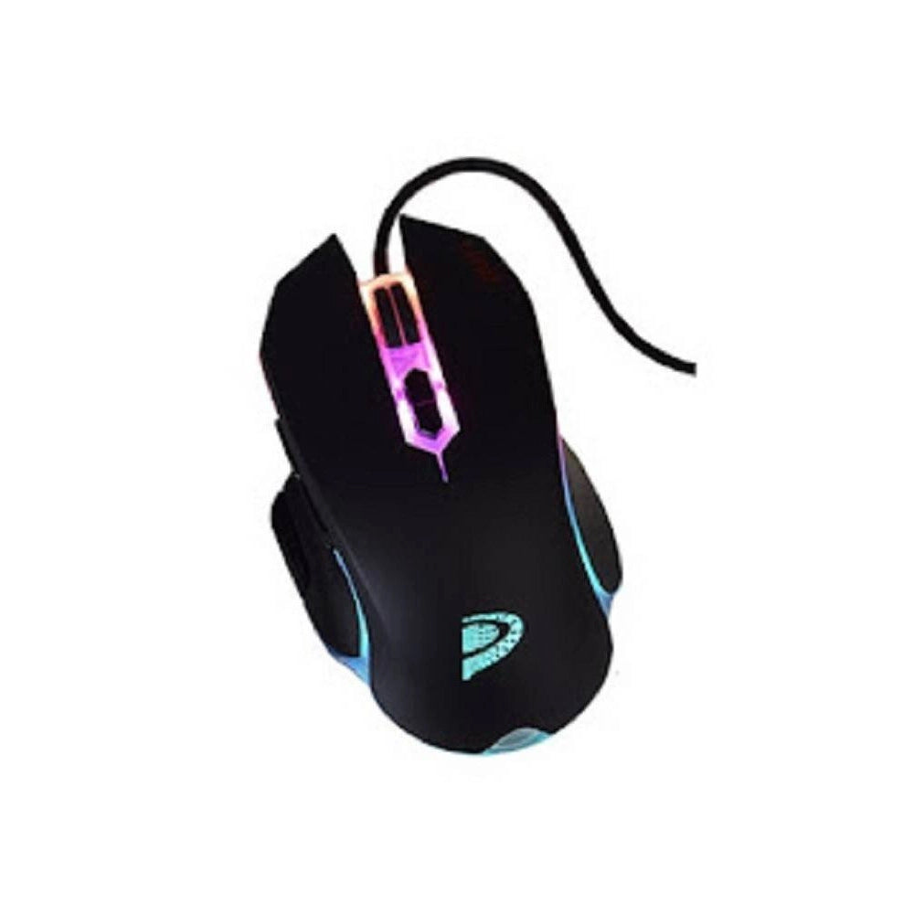 Trade Shop - Mouse Gaming Da Gioco Con Filo Usb 2.0 Dpi Regolabile 4800dpi 7 Luci Rgb Gm8006 -