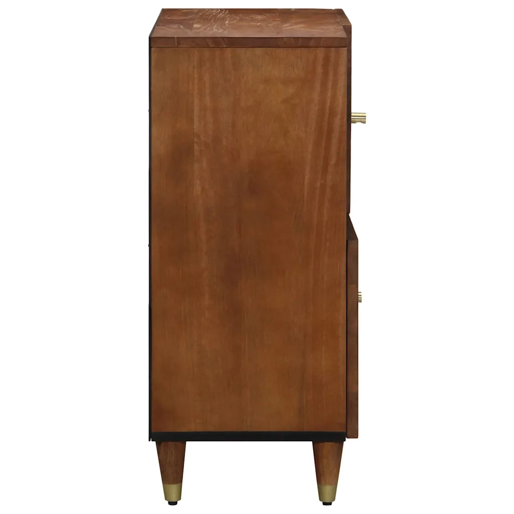 Credenza Marrone 80 x 33 x 75 cm Legno di mango massello 4018763