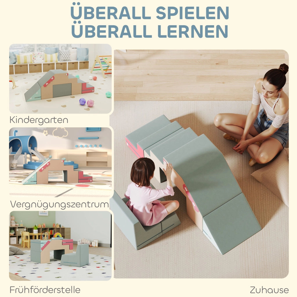 Set di blocchi morbidi per bambini ¨C Minimal ¨C multicolore, schiuma, 2 pezzi