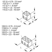 Niedax 538067 NIE 116.G Morsa per 25