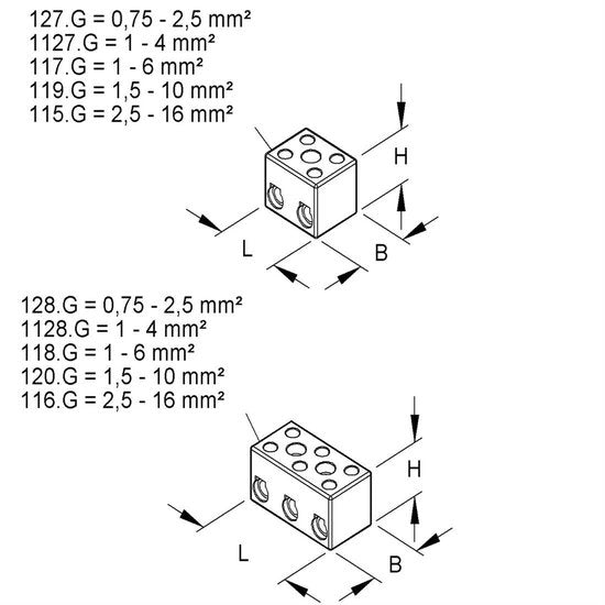 Niedax 538067 NIE 116.G Morsa per 25