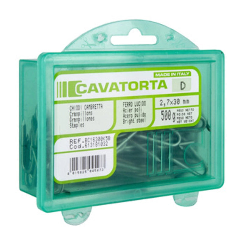 SCATOLA DA KG. 0,5 CHIODI CAMBRETTE (2,2) 14X25