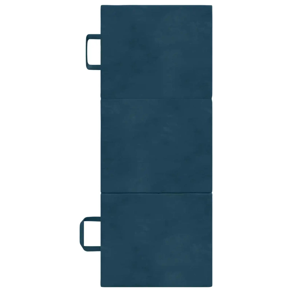 Divano Letto Pieghevole 75 x 63 x 45 cm Blu 900142
