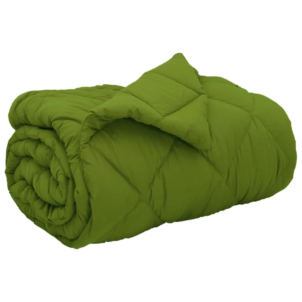 Piumone | Duvet Invernale Verde 140 x 200 cm Microfibra