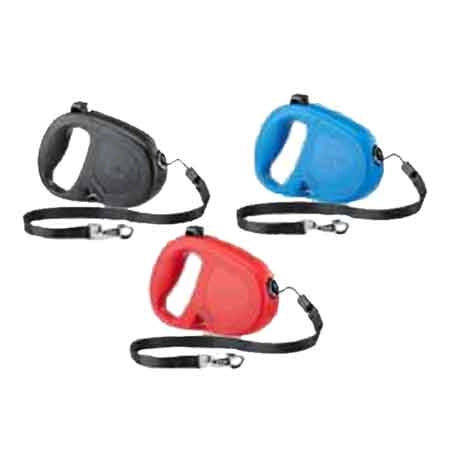 GUINZAGLIO PER CANI 'FLIPPY ONE' 4,5 mt, Per cani fino a 12 Kg - Col. Blu