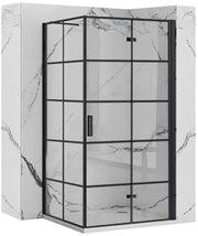 Cabina Doccia Rea Molier Black 80x90