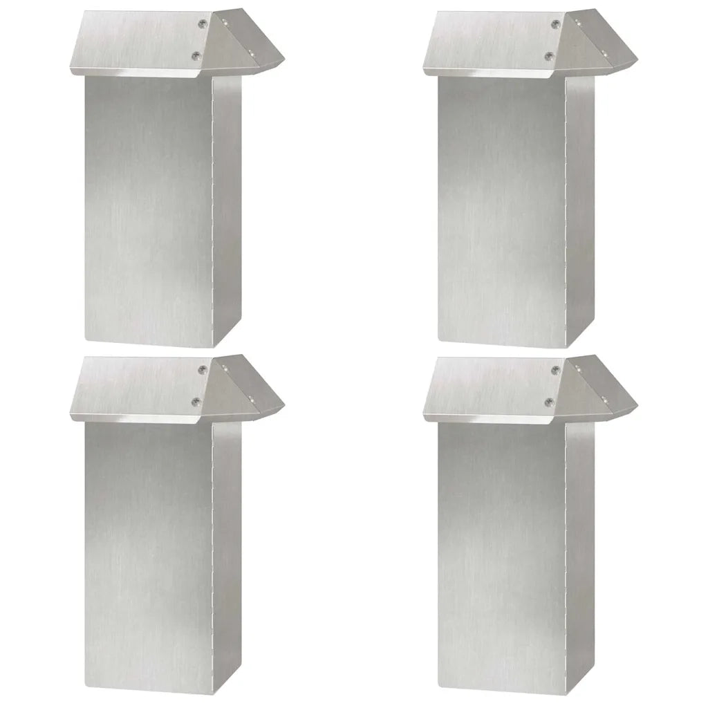 Recinto per lumache 4 pz 13,5 x 13,5 x 25 cm Acciaio Inox 874868
