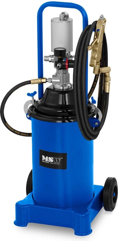 Pompa a aria pneumatica - 12 Litri - portatile - 300-400 bar pressione interna - MSW