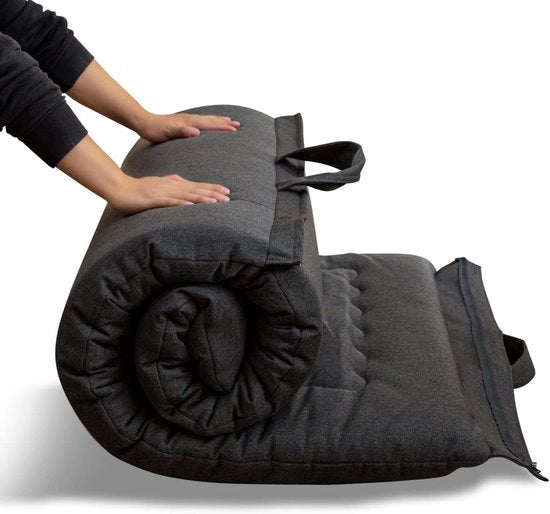 Matras Futon Opvougbare e Portatile con Tessuto Ipoadergenico e Schiuma di Memoria