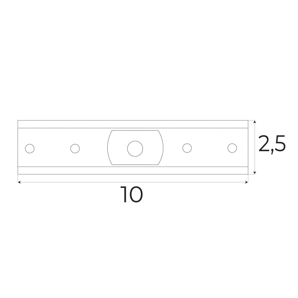 Adattatore magnetico binario-binario 48V nero Maxlight
