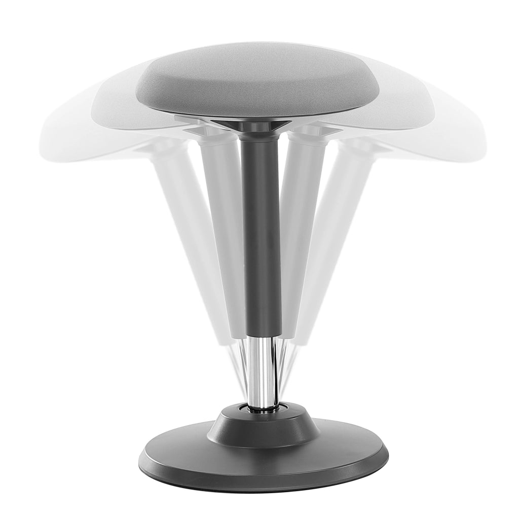 Sgabello da bar SITWELL nero-grigio