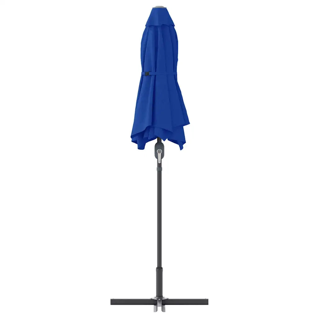 Ombrello da giardino Azzurro 370 x 197 x 239 cm 42003372