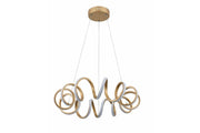 Lampadario LED Reality Loop oro Ø55 40W 4000K 3200lm