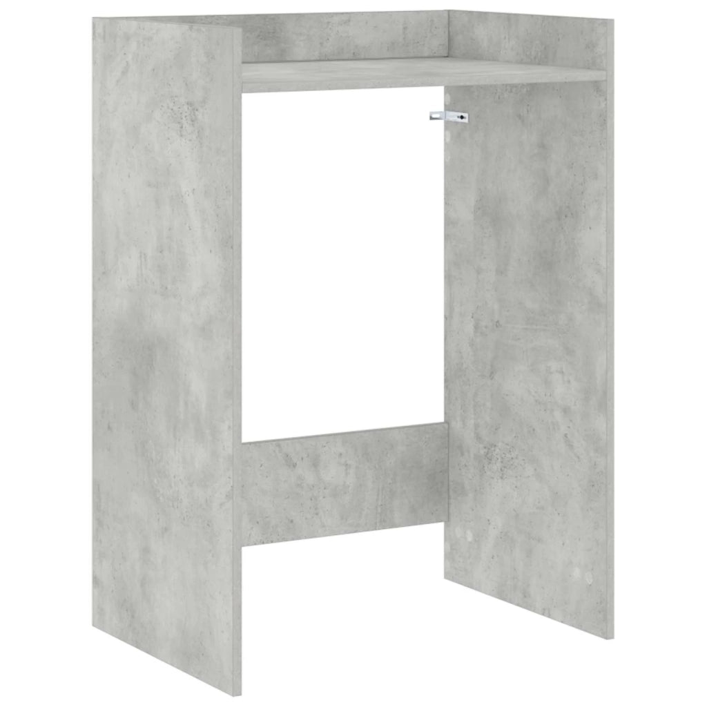 Mobiletto per lavatrice Calcestruzzo 67,5 x 48 x 97 cm 8006819