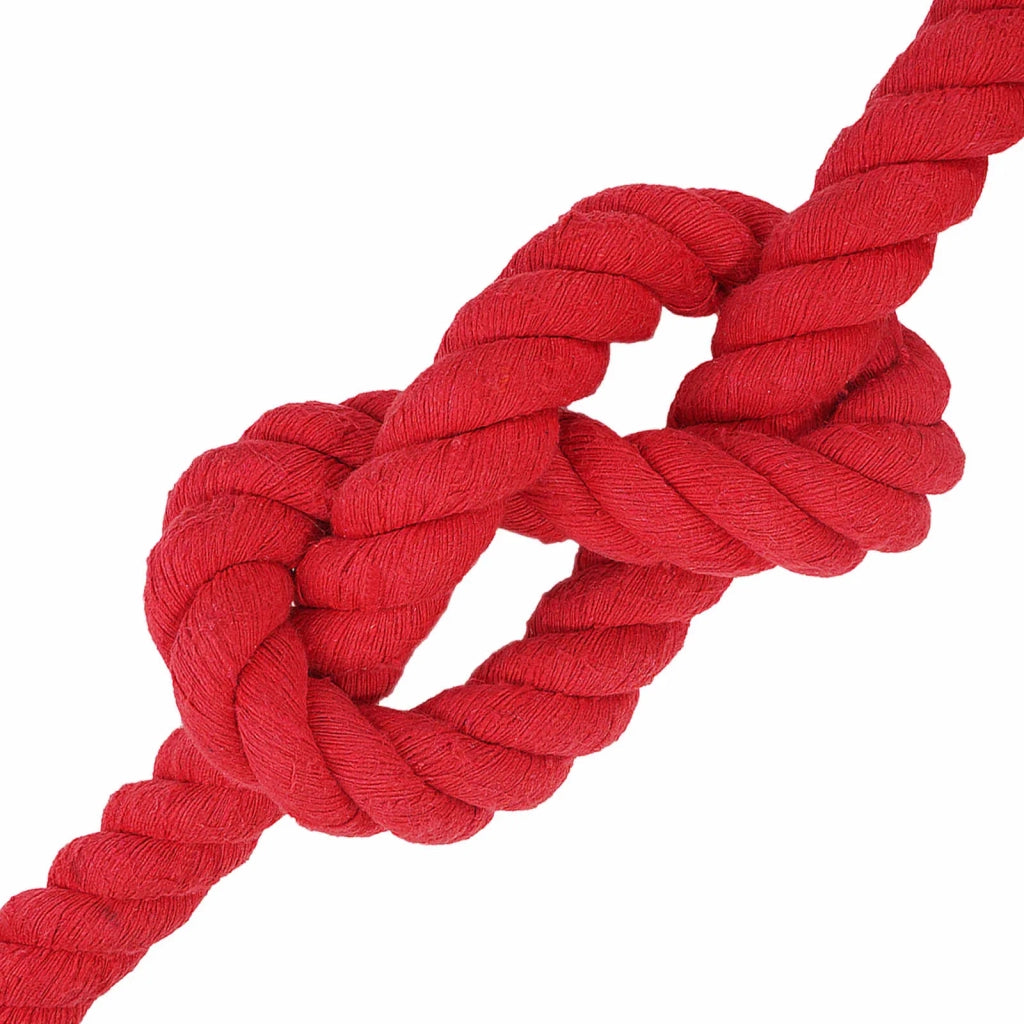 Corda | Fune Rosso 5 x 5 x 1000 cm Cotone