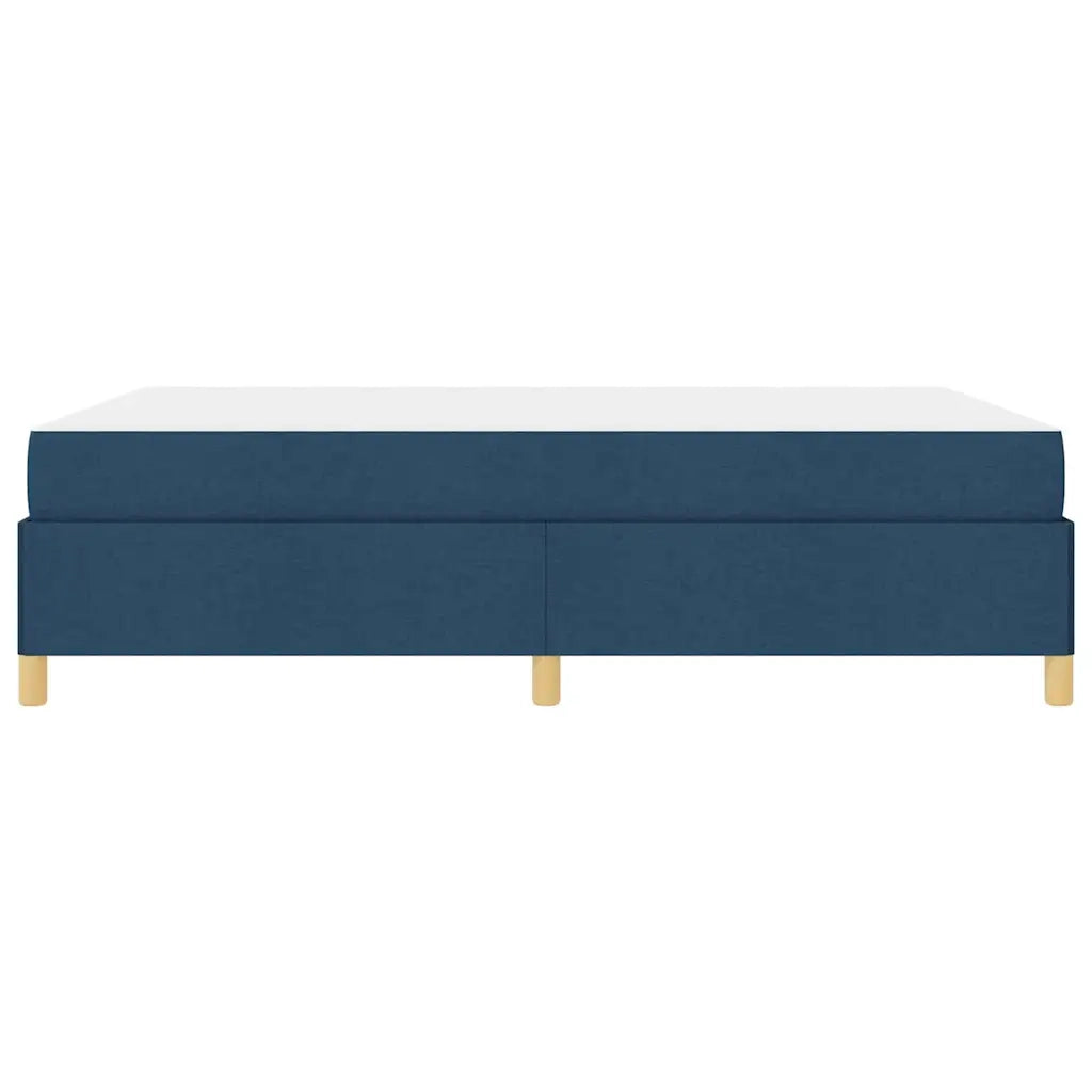 Struttura del letto con materasso Blu 160 x 200 cm Tessuto 3398954