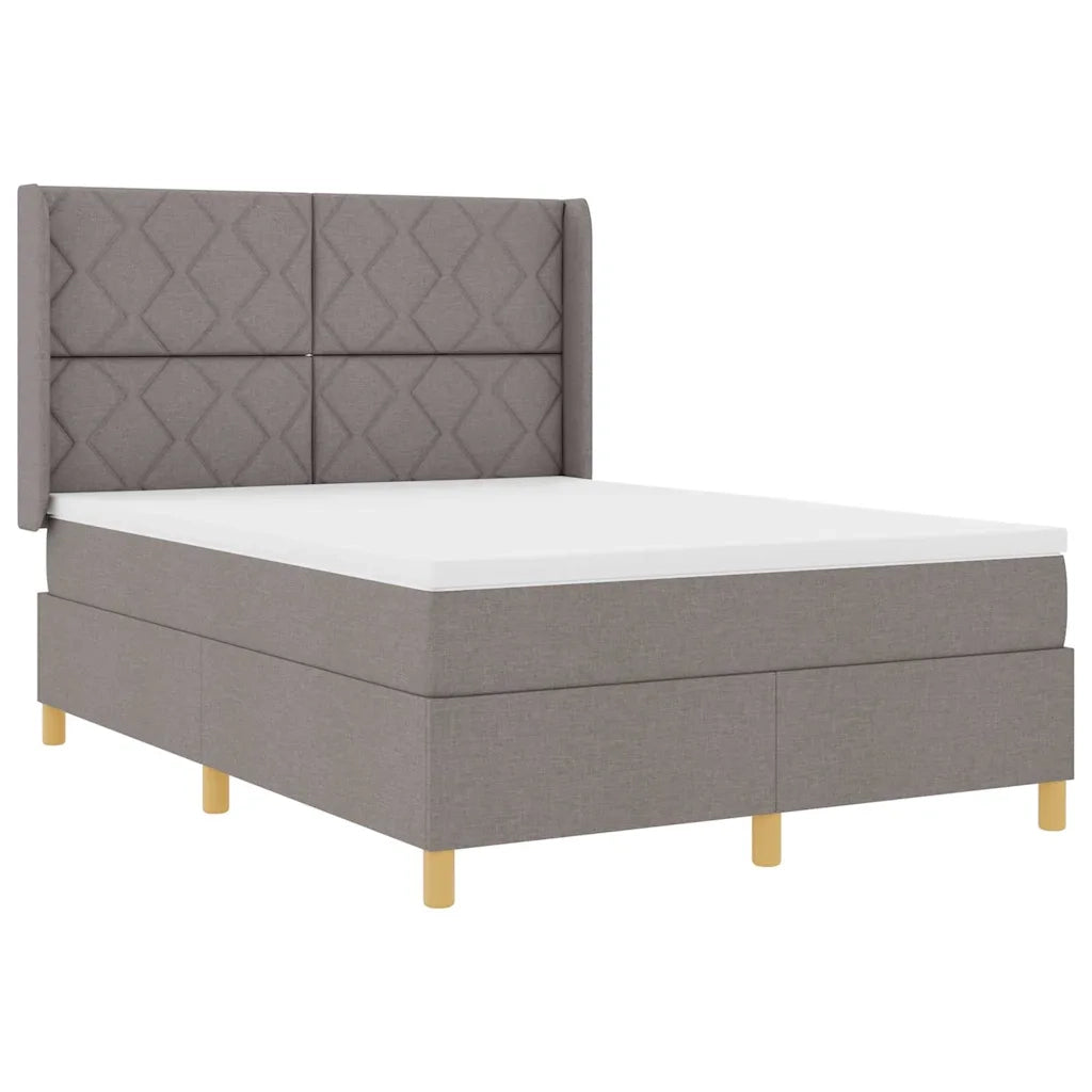 Letto a molle con materasso Talpa 140 x 190 cm Tessuto 3341893