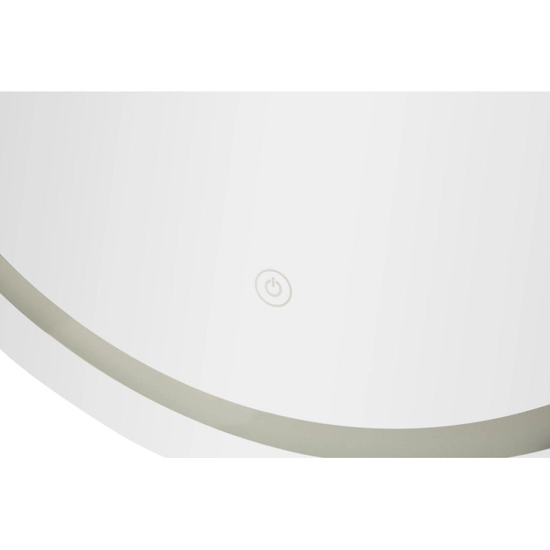 Specchio Da Muro Led Simple Ovale cm 60x3,5x80 (luce Con 3 Temperature Di Colore)