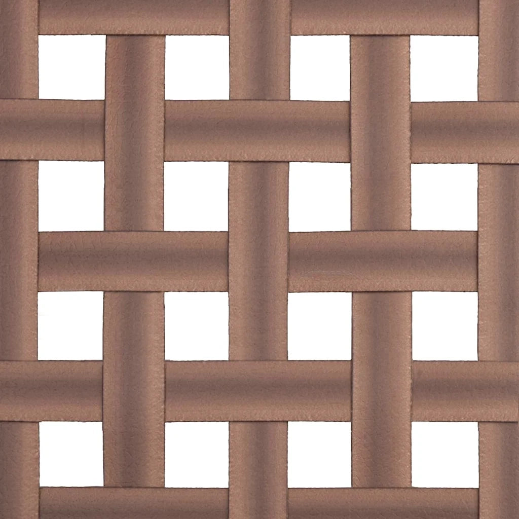 Set da Pranzo per Giardino 4 pcs Marrone polyrattan 42004145