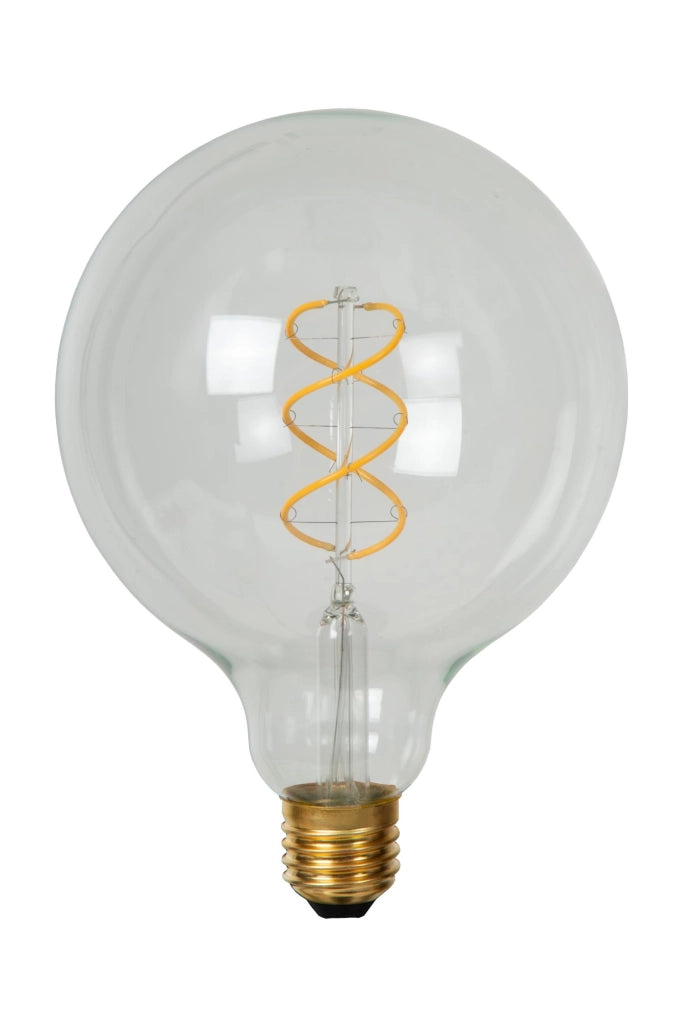 Lampadina LED filamento sfera trasparente E27 5W Lucide