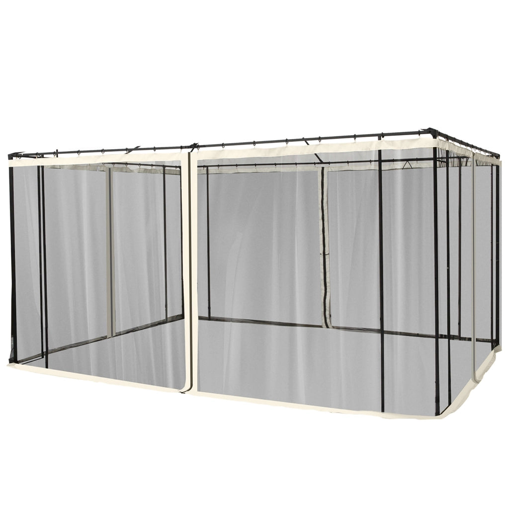 Pannelli Laterali per Gazebo ¨C Minimal ¨C Grigio 3.5x2 m