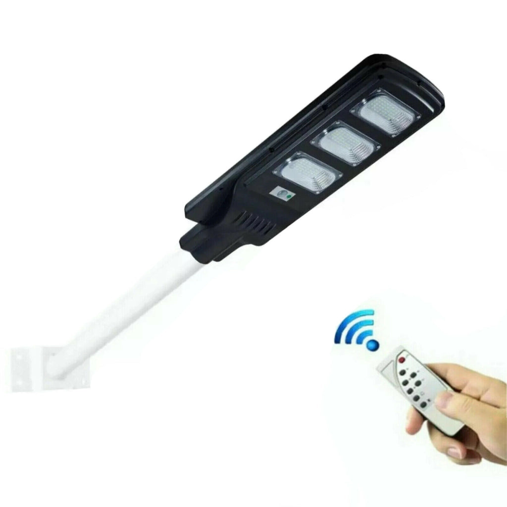 Lampione led slim con pannello solare 90w luce fredda 6500K