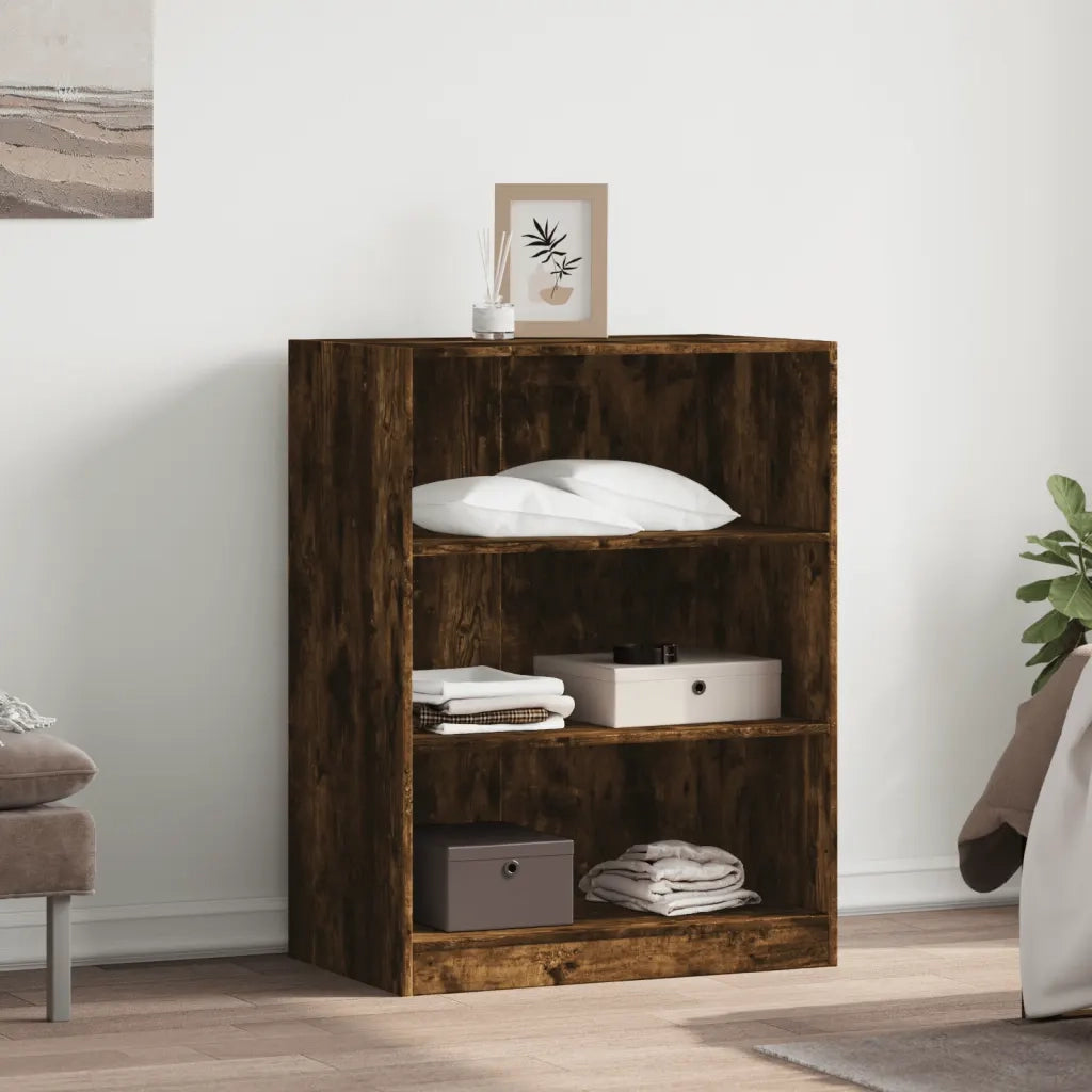 Armadio Rovere Fumo 77x48x102 cm in Legno Multistrato 840825
