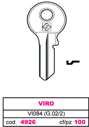 Silca CHIAVE ASC VI084 (G.VAC 2) VIRO 20.00 pz
