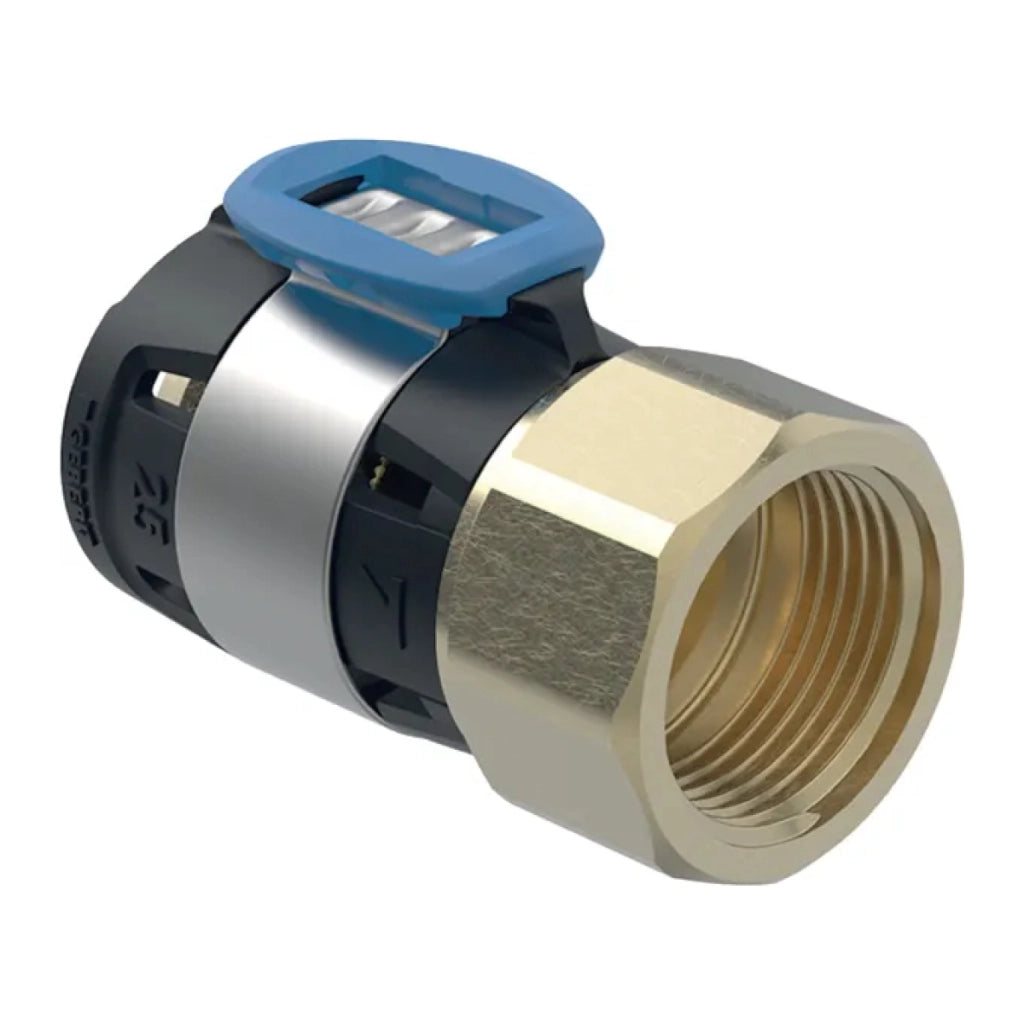 ADATTATORE FLOWFIT CON FILETTO FEMMINA PER MULTISTRATO A PRESSARE ø16MM - 1/2 - ATTACCO FEMMINA   GEBERIT