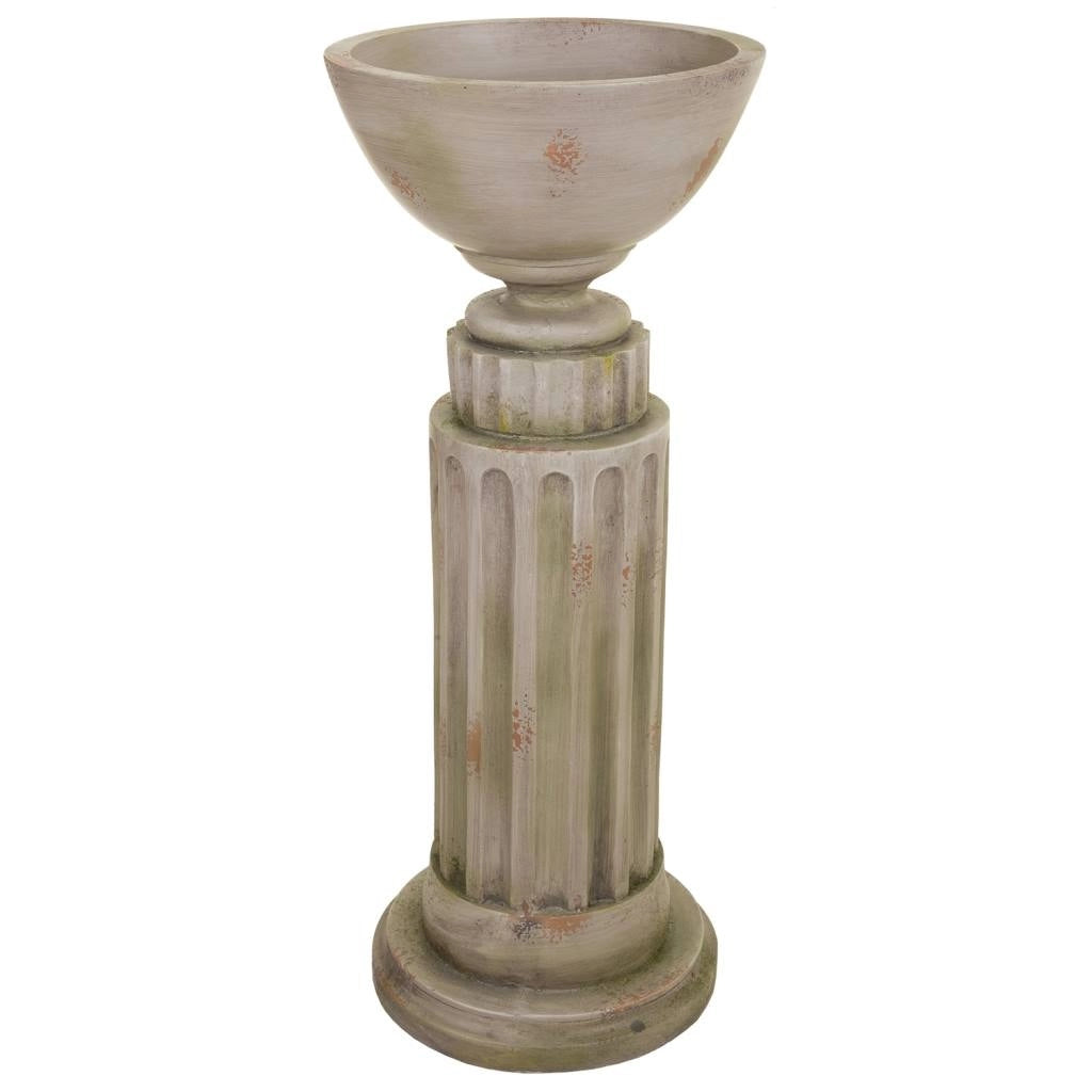 Fioriera a colonna in magnesio 42x42x104h