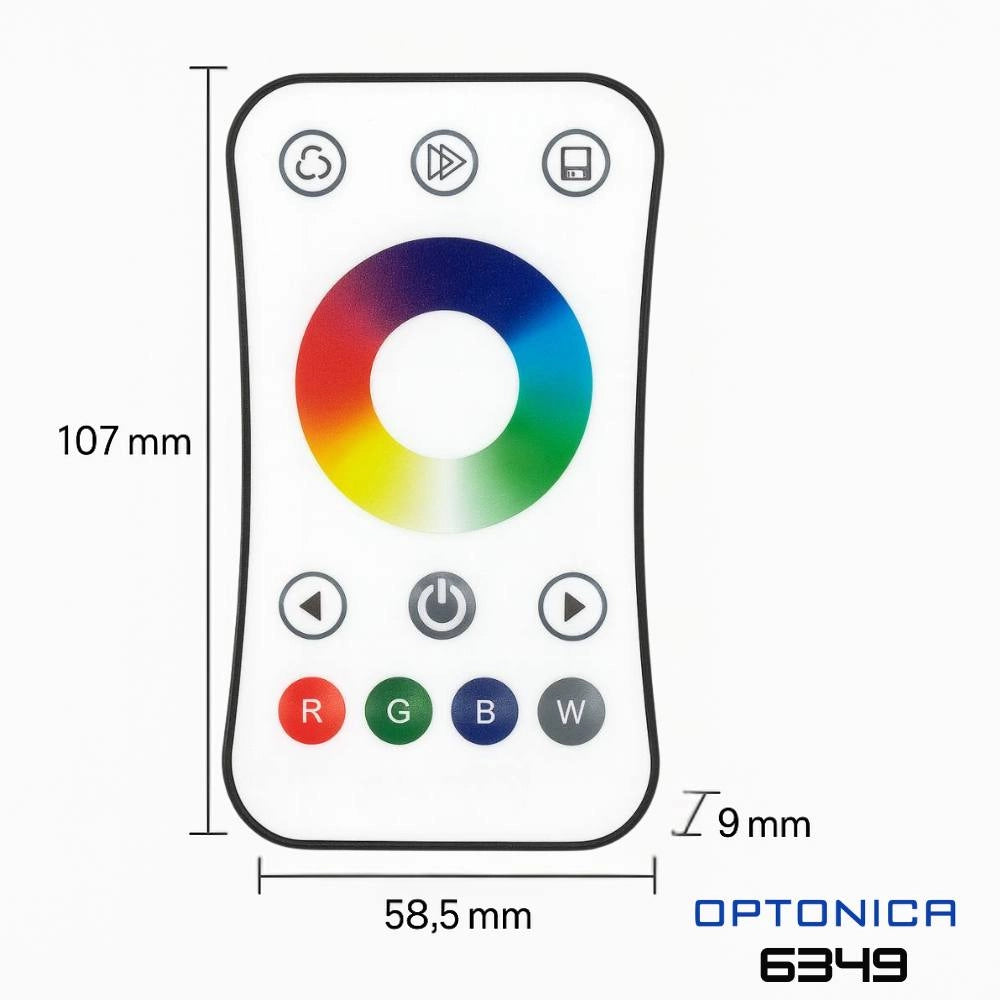 Telecomando led rgb professionale con ricevitore rf