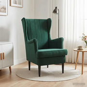 Poltrona Verde Scuro Velluto 42029939
