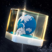 Calendario 3D 2026 - Blocchetto di appunti 3D con illuminazione (Blu Terra)