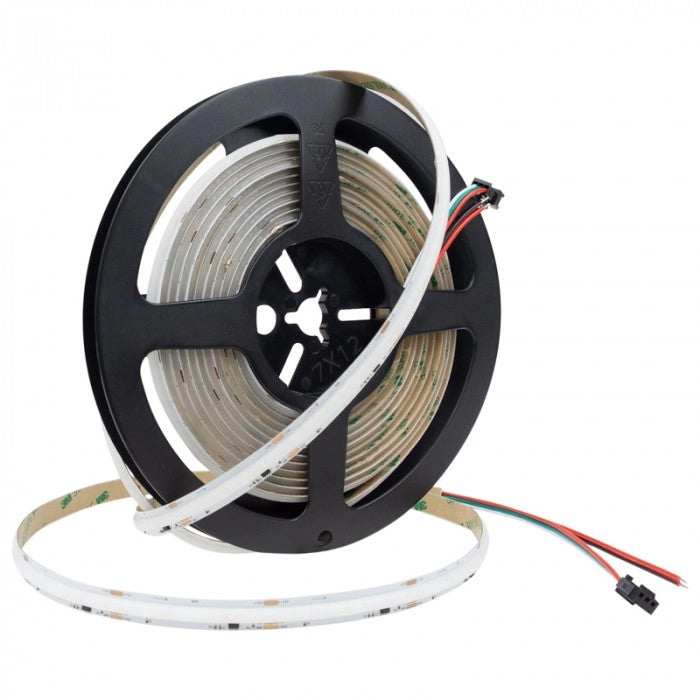 Striscia LED COB digitale 12V RGB+6000K 720/m 5m Ecolight
