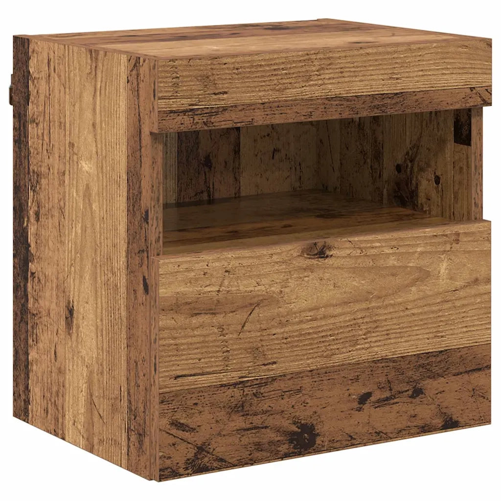 Mobiletti TV da Parete 2 pcs Legno vecchio 40 x 30 x 40 cm 882972