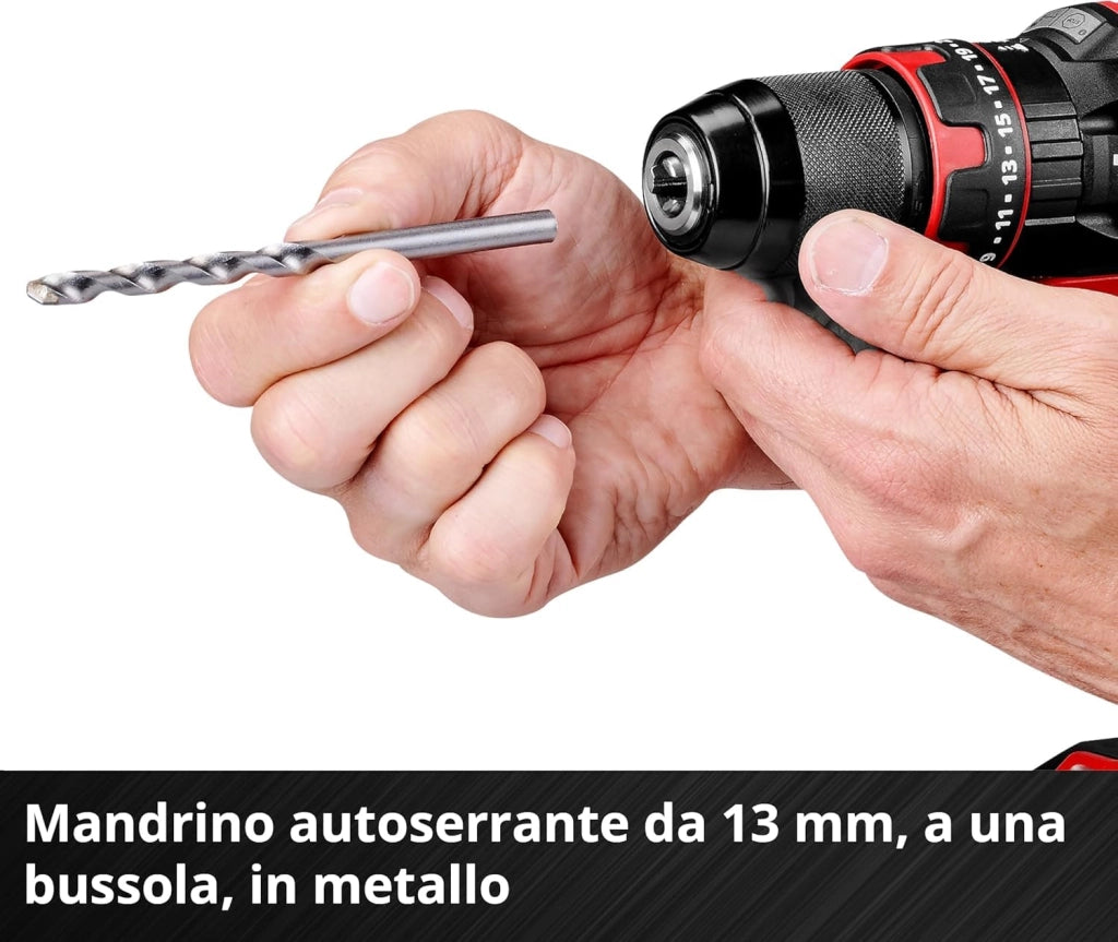 TRAPANO AVVIT PERCUS BATTERIA TECD1844LI EINHELL  VOLT 18 AH 2,5 XCHANGE