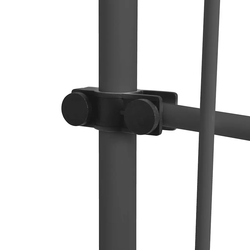Tenda da Sole Retrattile Manuale con LED 100 cm Gialla e Blu 145848