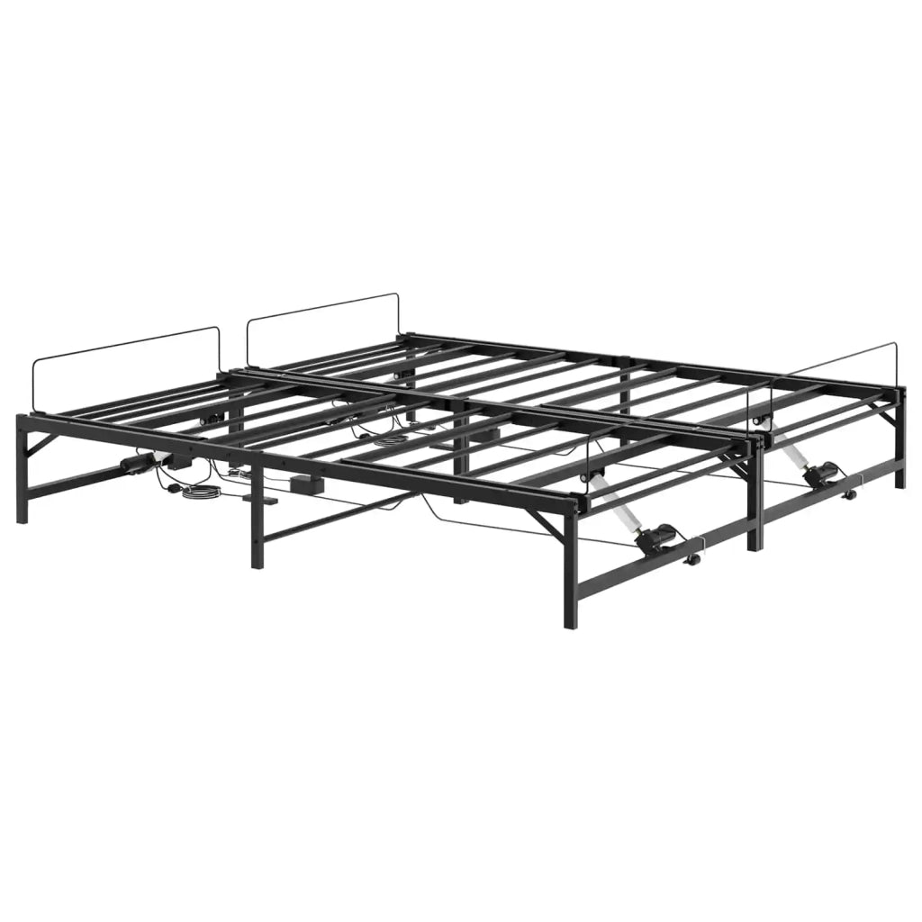 Telaio Letto Elettrico Regolabile Nero 160 x 200 cm Acciaio 3438623
