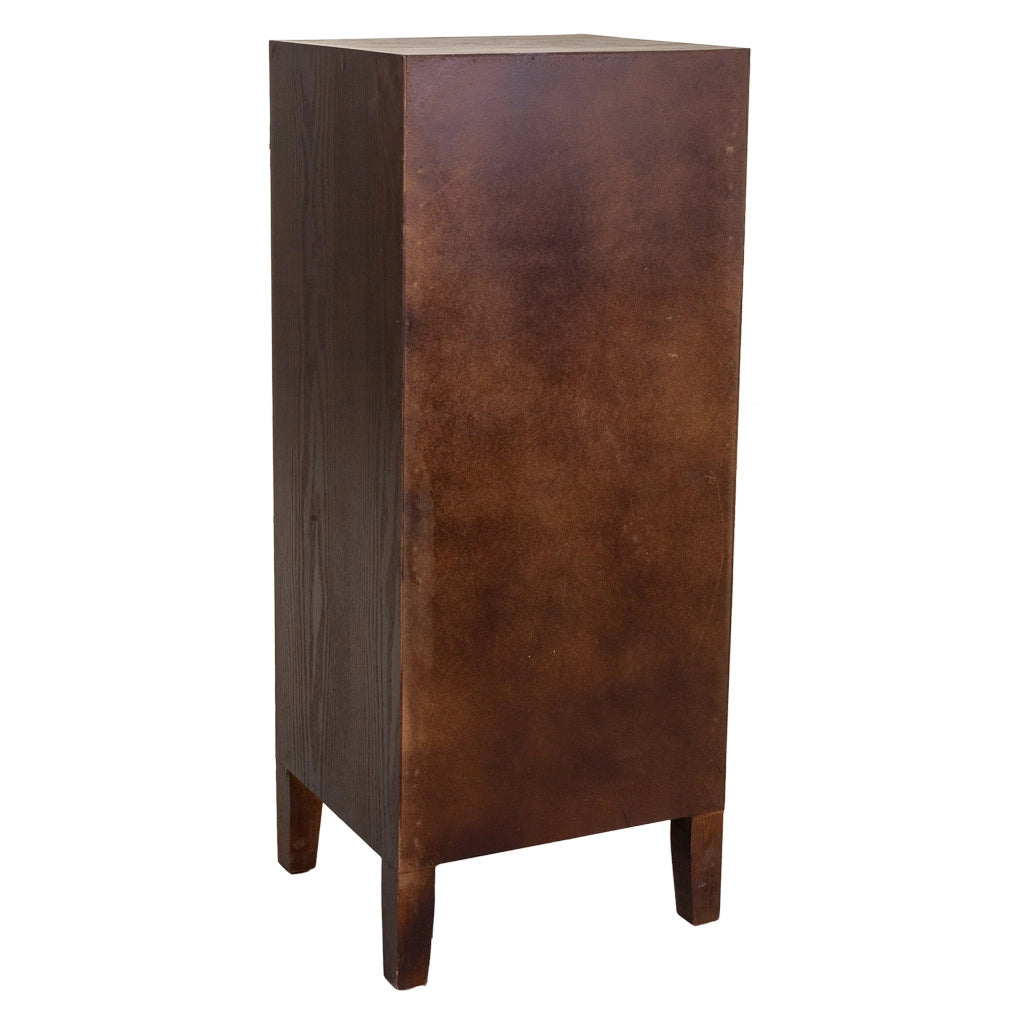 CassaSgabello in legno marrone 45x40x110h