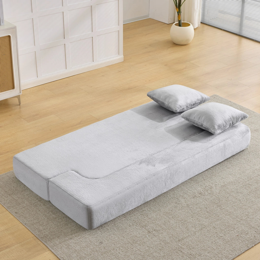 Divano Trasformabile Moderno ¨C MINIMAL ¨C Grigio Chiaro