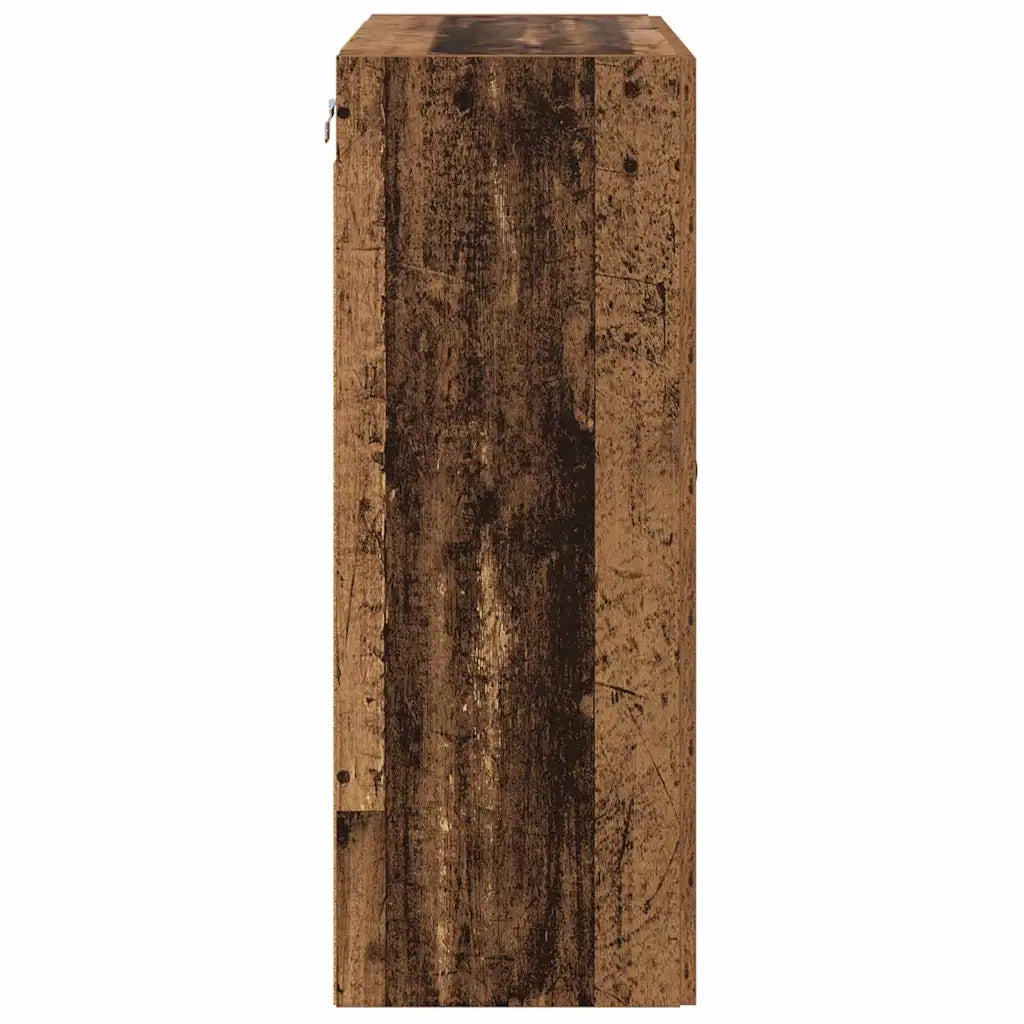 Armadi da Parete 2 pcs Legno vecchio 69,5 x 34 x 90 cm 3402686