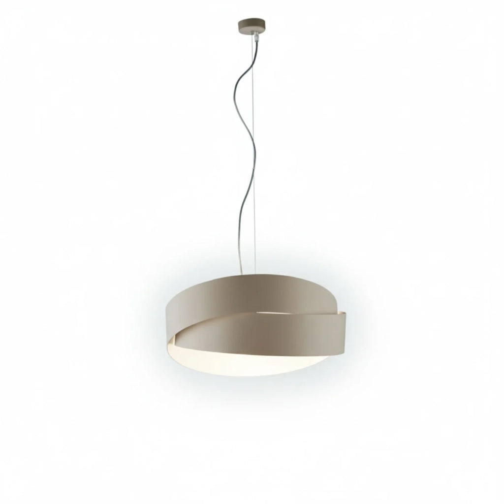 Sospensione Astro 2 Luci Tortora LuceArt Classic