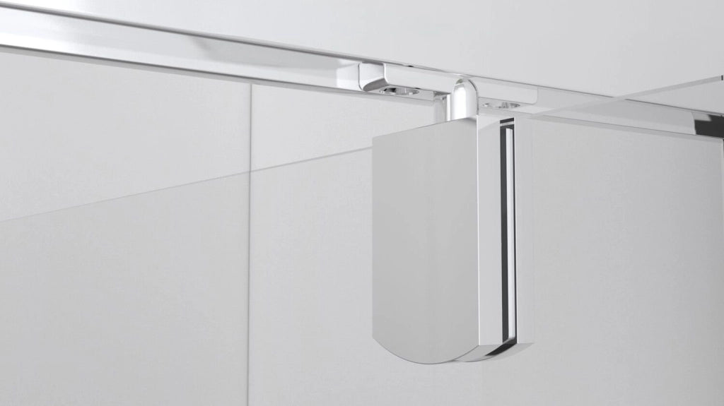 Box doccia nicchia 110 cm porta due battenti H190 cm GENNY - Cromato Lucido