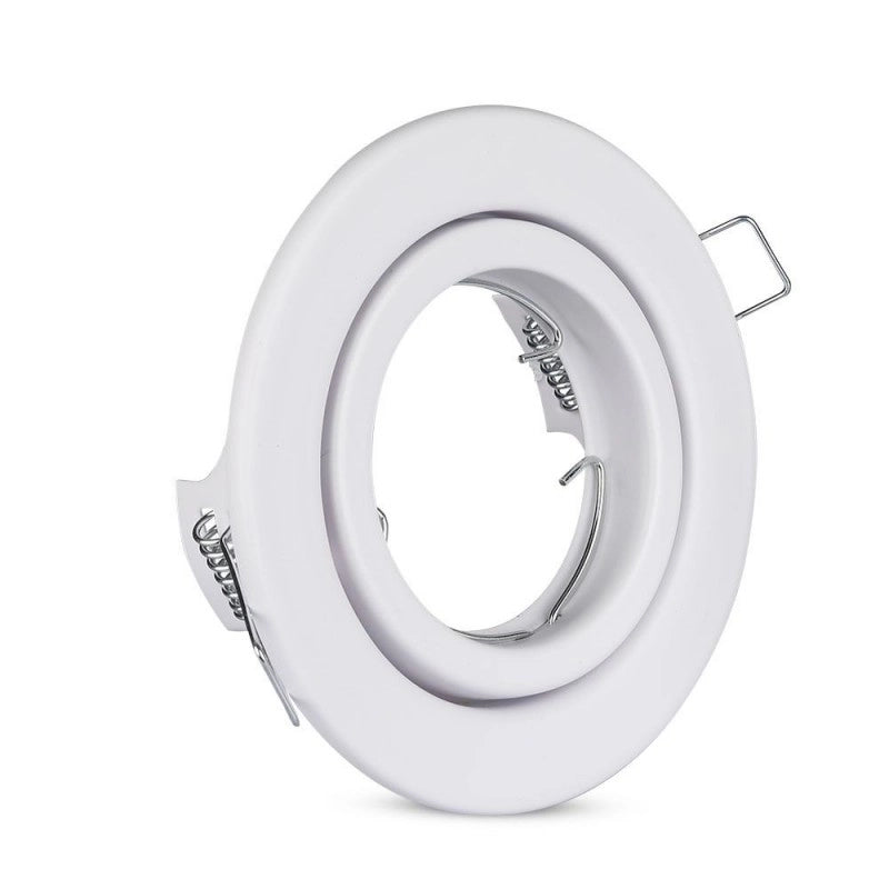 GU10 HOUSING rotondo mobile bianco